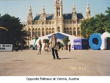 Opposite Rathaus