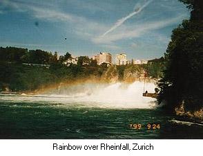 Rainbow over Rheinfall