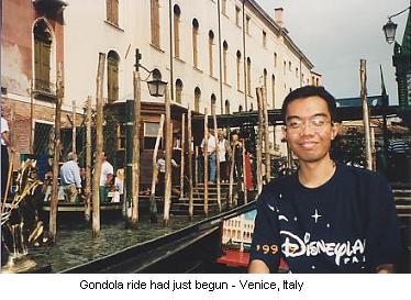 Gondola ride in Venice, Italy